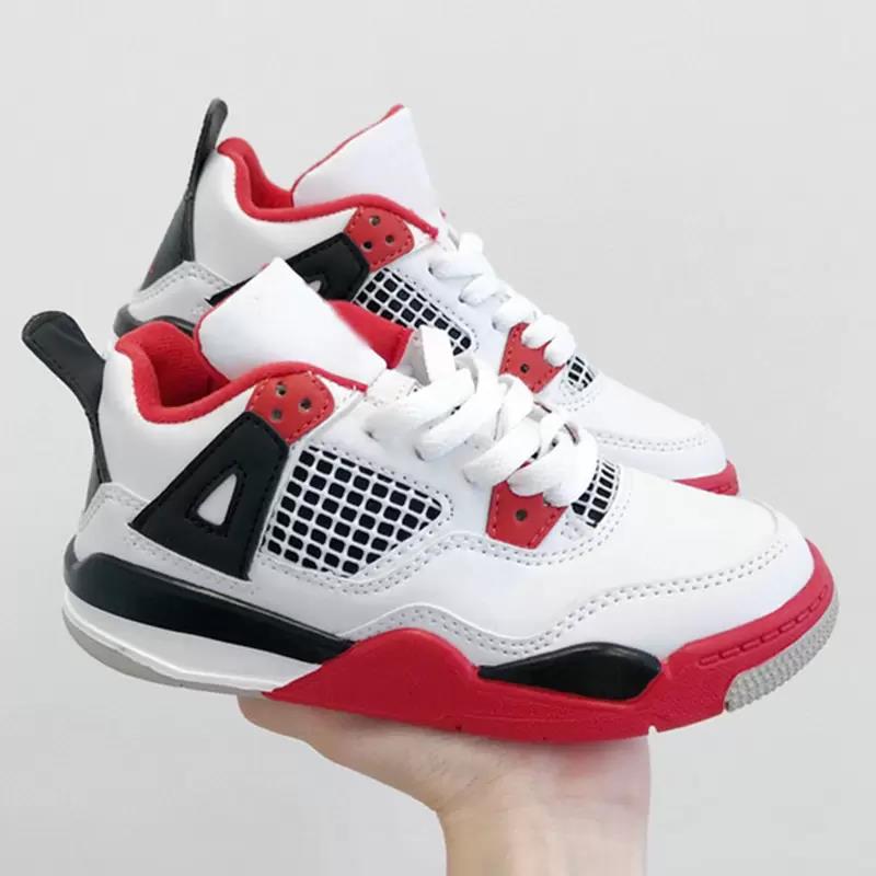 Kids 4 Basketball Shoes Black cat Toddler TD 4s Red Chicag Boys Girls BasketBall Pour Enfants Athletic Outdoor Sneakers size 26-35 A1
Kids 4 Basketball Shoes Black cat Toddler TD 4s Red Chicag Boys Girls BasketBall Pour Enfants Athletic Outdoor Sneakers size 26-35 A1
