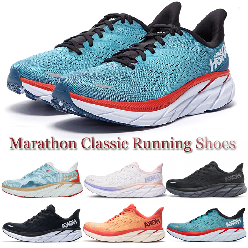 Women Men Designer New HOKA ONE ONE Clifton 8 Fashion Athletic Shoe Shock Absorbing Road Running Shoes Mens Womens Sneakers With Box
Women Men Designer New HOKA ONE ONE Clifton 8 Fashion Athletic Shoe Shock Absorbing Road Running Shoes Mens Womens Sneakers With Box