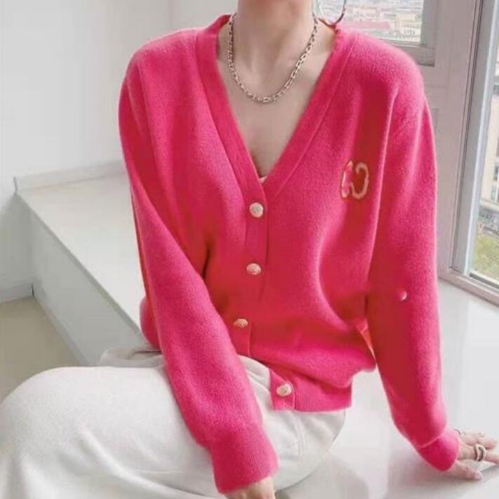2022GG autumn Women's Sweaters Cardigan Fashion Long Sleeve Knitwear Women Casual designer Sweaters SIZE S, Pink
2022GG autumn Women's Sweaters Cardigan Fashion Long Sleeve Knitwear Women Casual designer Sweaters SIZE S, Pink