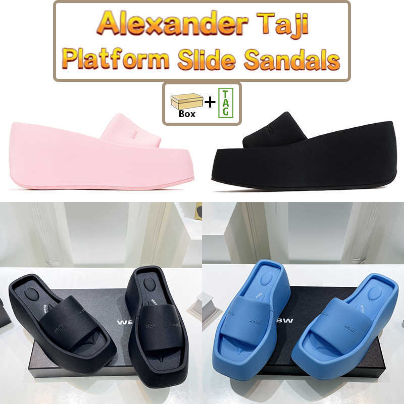 With Box Alexander Slippers Square Toe Beach Sandal Taji Platform Slide Sandals Pink Blue Black Luxury Women Shoes Summer Slides US 5-10, 01. black
With Box Alexander Slippers Square Toe Beach Sandal Taji Platform Slide Sandals Pink Blue Black Luxury Women Shoes Summer Slides US 5-10, 01. black