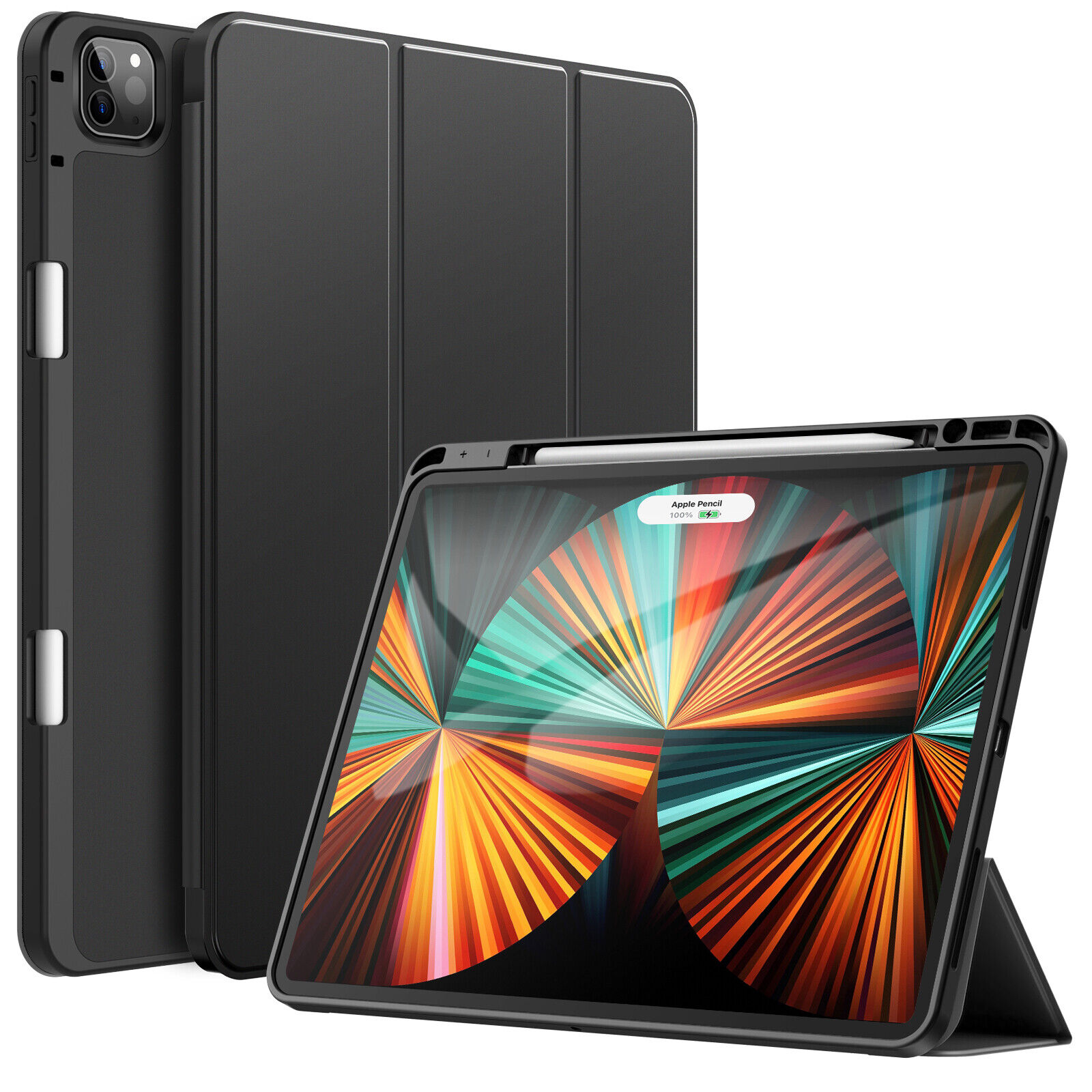 Jie Ke Protective Case for iPad Pro 12.9-Inch 5Th 2021 Generation with Pencil Clip Ultra-Thin Protective Case
Jie Ke Protective Case for iPad Pro 12.9-Inch 5Th 2021 Generation with Pencil Clip Ultra-Thin Protective Case
