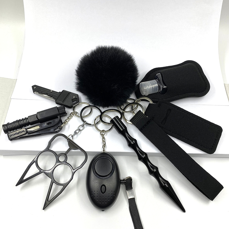 Self Defense Keychain Suit Personal for Girls Women Safety Key Ring with Hand Sanitizer Bottle Holder Pompom Whistle 220819
Self Defense Keychain Suit Personal for Girls Women Safety Key Ring with Hand Sanitizer Bottle Holder Pompom Whistle 220819