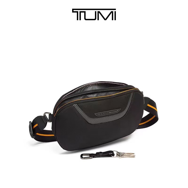TUMI McLaren co-branded men's Fanny bag Pack collection Casual and stylish cross-over shoulder, Black
TUMI McLaren co-branded men's Fanny bag Pack collection Casual and stylish cross-over shoulder, Black