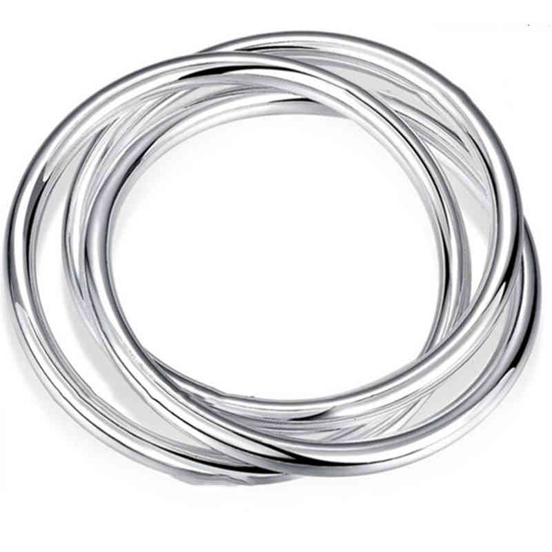 Bangle Designer Fashion 925 Silver Bracelet Bangles Women Three Lines High Quality 925 Jewelry
Bangle Designer Fashion 925 Silver Bracelet Bangles Women Three Lines High Quality 925 Jewelry