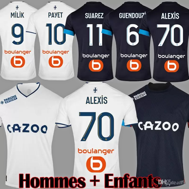 New Marseilles King 22 23 soccer jersey 2023 home away men 2022 OM MILIK PAYET maillot de foot CUISANCE BENEDETTO GUENDOUZI KAMARA BAKAMBU football shirt THAUVIN