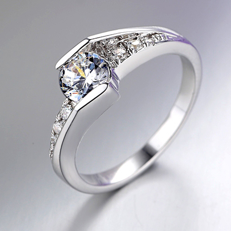 0.5 Carat Created Diamond Engagement Ring Romantic Fine Jewelry White Gold Color Pure Silver 925 Wedding Band for Woman NR036
0.5 Carat Created Diamond Engagement Ring Romantic Fine Jewelry White Gold Color Pure Silver 925 Wedding Band for Woman NR036