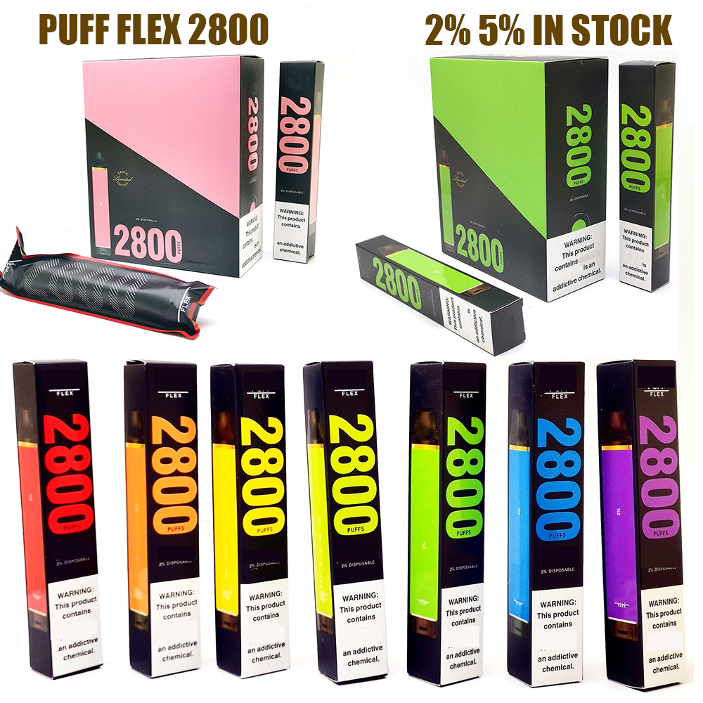 50pcs Puff 2800 puffs Disposable Vape Pen 0% 2% 5% Device 850mAh Battery Prefilled Puff Flex 28 Flavors No Extra Tax
50pcs Puff 2800 puffs Disposable Vape Pen 0% 2% 5% Device 850mAh Battery Prefilled Puff Flex 28 Flavors No Extra Tax