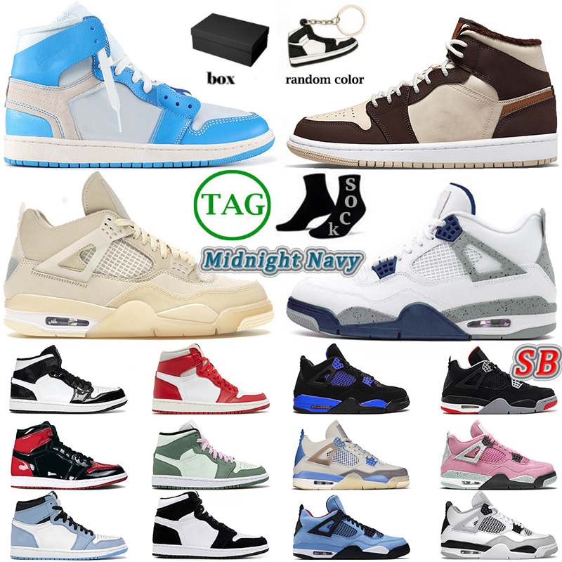 New J4 Jumpman 1 4 Designer Basketball Shoes Mens Womens Athletic With Box Offs White Midnight Navy Black Cat 4s IV Chocolate 1s Mid Dutch Green Trainers Big Size 13, # 36-47 offfwhite blue
New J4 Jumpman 1 4 Designer Basketball Shoes Mens Womens Athletic With Box Offs White Midnight Navy Black Cat 4s IV Chocolate 1s Mid Dutch Green Trainers Big Size 13, # 36-47 offfwhite blue