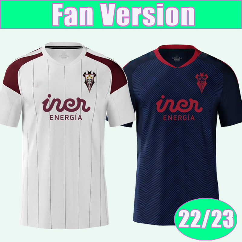 22 23 Albacete Balompie M FUSTER Mens Soccer Jerseys BOYOMO JUANMA RUBEN M HIGINIO RIKI Home White Away Football Shirt Short Sleeve Adult Uniforms, Qm9905 22 23 home l. lig. patch
22 23 Albacete Balompie M FUSTER Mens Soccer Jerseys BOYOMO JUANMA RUBEN M HIGINIO RIKI Home White Away Football Shirt Short Sleeve Adult Uniforms, Qm9905 22 23 home l. lig. patch