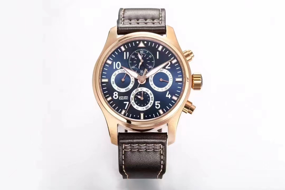 Men's Mechanical Watch 42mm Light Blue Literal Plated Rose Gold Steel Super High Quality Japanese Movement Self-Winding Luxury Multifunction Chronograph
Men's Mechanical Watch 42mm Light Blue Literal Plated Rose Gold Steel Super High Quality Japanese Movement Self-Winding Luxury Multifunction Chronograph