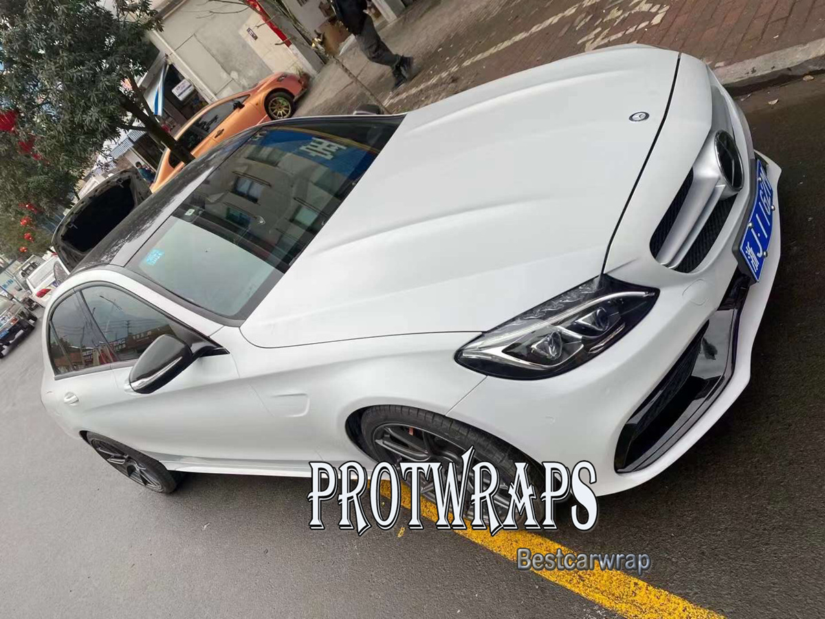 Premium Super Matte Storm Gray Vinyl Wrap Stickers For Whole Car Body Wrapping foil Covering FILM 1080 Series Initial Low Tack Glue 1.52x20m Roll 5x65