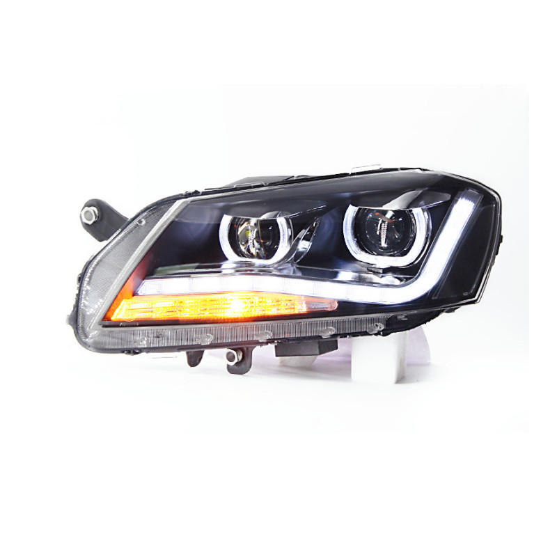 Head Lights for VW Passat B7 20 11-20 16 LED High Beam Daytime Light Angel Eye Driving Headlights Replacement