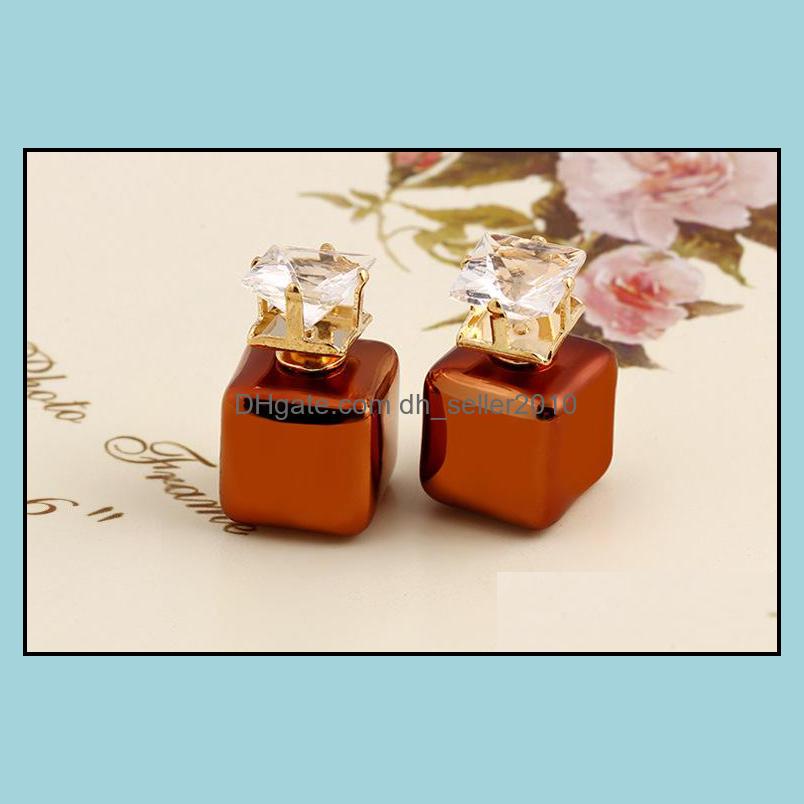 Stud Earings For Woman Fashion Bright Beads Earrings Charm Ball Earring Jewelry Women Studs Drop Delivery 2021 Dhseller2010 Dhfjz