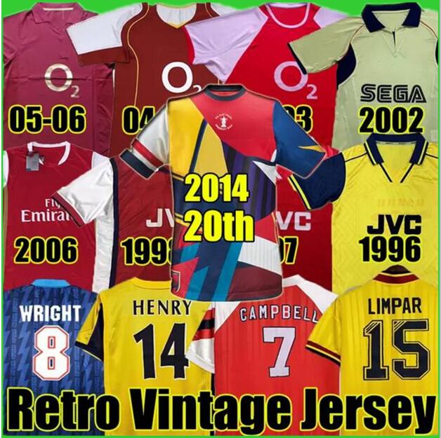 2004 02 03 05 06 Gunners HENRY Retro Arsen Soccer Jerseys HIGHBURY PIRES REYES 92 93 94 95 96 98 99 BERGKAMP ADAMS Persie Galla 88 89 90 Vintage Classic FOOTBALL SHIRT, 18
2004 02 03 05 06 Gunners HENRY Retro Arsen Soccer Jerseys HIGHBURY PIRES REYES 92 93 94 95 96 98 99 BERGKAMP ADAMS Persie Galla 88 89 90 Vintage Classic FOOTBALL SHIRT, 18
