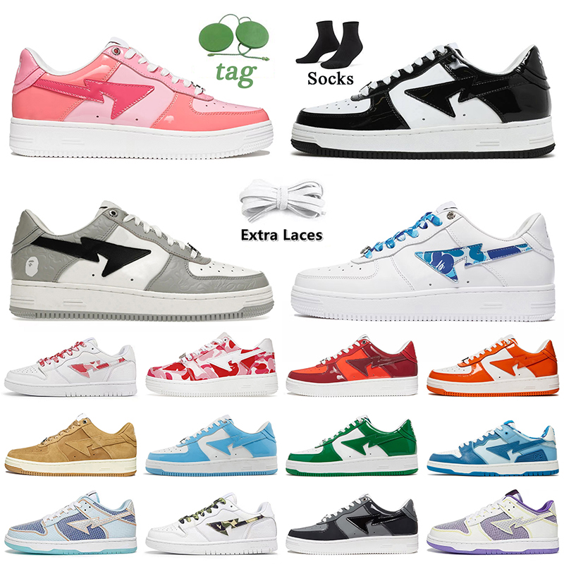 Bapestas Baped SK8 Sta Women Mens SK8 Bapesta Running Shoes 2022 Color Camo Combo Pink ABC Blue White Black Grey Orange Green Platform Designer Sneakers Trainers, C14 blue 36-45
Bapestas Baped SK8 Sta Women Mens SK8 Bapesta Running Shoes 2022 Color Camo Combo Pink ABC Blue White Black Grey Orange Green Platform Designer Sneakers Trainers, C14 blue 36-45