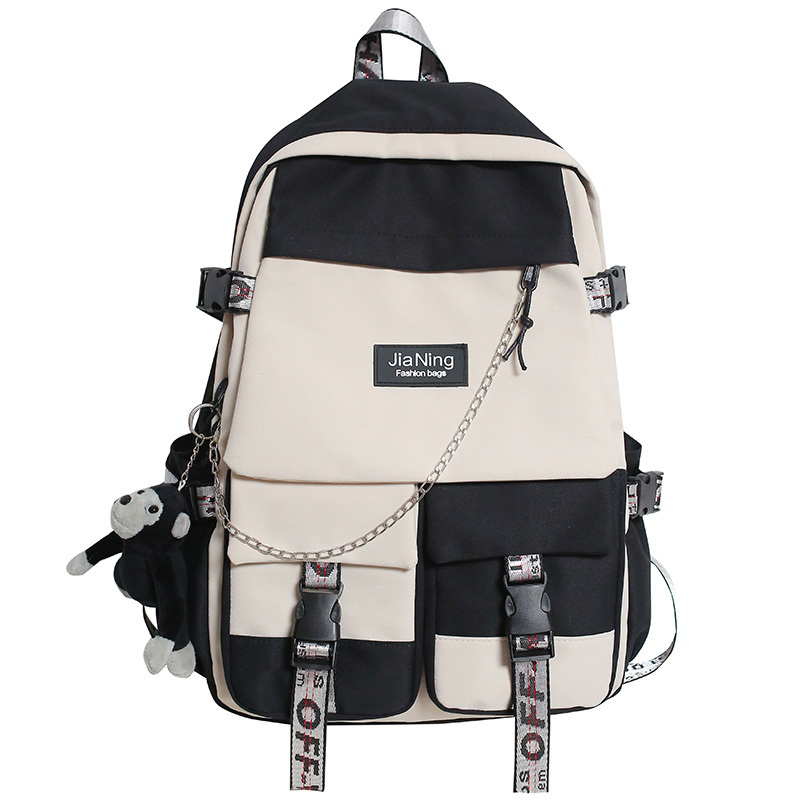 Backpack Male Harajuku Ulzzang High School student Female large capacity junior high school backpack 220819