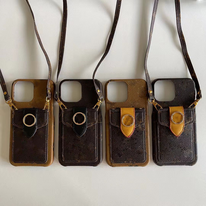 Fashion Designers Leather phone cases for iPhone 14 14 plus 13 11 12 pro max mini X XR XSMAX Really Cover shell With lanyard Retail packaging
Fashion Designers Leather phone cases for iPhone 14 14 plus 13 11 12 pro max mini X XR XSMAX Really Cover shell With lanyard Retail packaging
