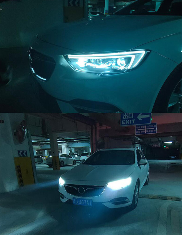 Car Tuning Headlights for Opel Buick 20 17-2021 Regal LED Headlight High Low Beam Front Lamp Turn Signal Lights