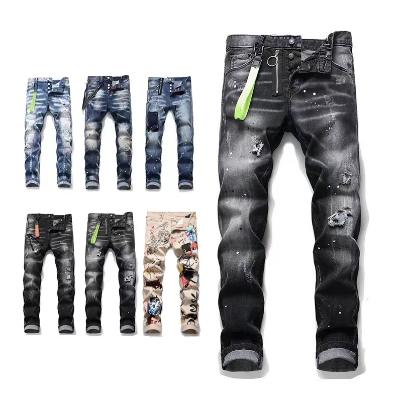 Designer Jeans pants men Distressed pant Ripped Biker Slim Fit Motorcycle Bikers Denim For Fashion Mans Black Pants pantalon relaxed, Blue
Designer Jeans pants men Distressed pant Ripped Biker Slim Fit Motorcycle Bikers Denim For Fashion Mans Black Pants pantalon relaxed, Blue