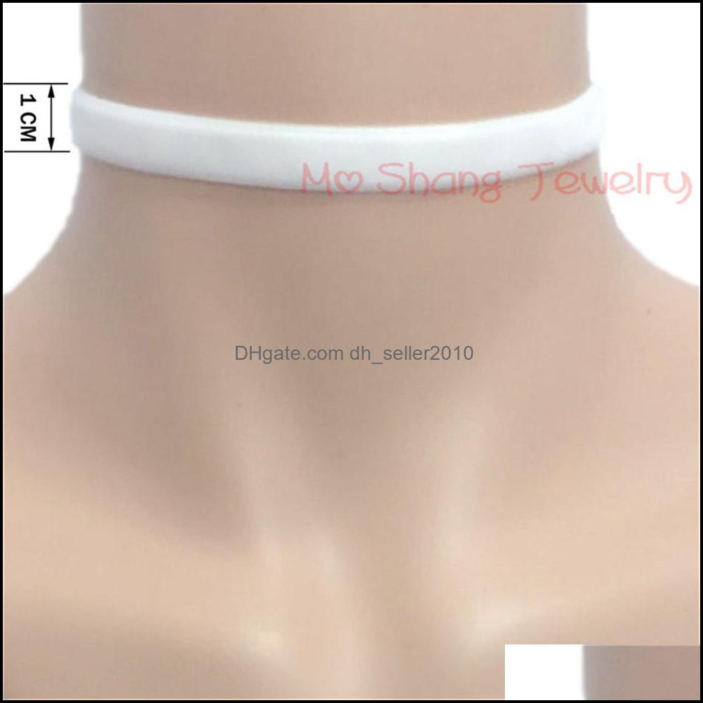 Chokers Punk Gothic Veet Choker Necklace Tattoo Necklaces Women Chocker Collares Mujer Collier Femme Bijoux Drop Deliver Dhseller2010 Dhiwh