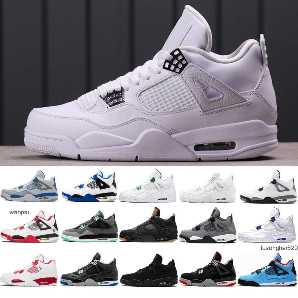 Bred White Cement 4 4s basketball shoes Mens Oreo Pure Money Black Cat Tattoo Metallic Purple red Sports sneakersJ OG designer shoes, # 1
Bred White Cement 4 4s basketball shoes Mens Oreo Pure Money Black Cat Tattoo Metallic Purple red Sports sneakersJ OG designer shoes, # 1