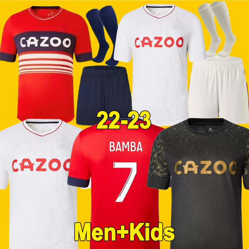 2022 2023 LOSC Lille soccer jersey Cabella DAVID FONTE BAMBA YAZICI football shirts 22 23 JIKONE T.WEAH L.ARAUJO M.Bayo Ismaily maillots de foot Adult Kids Kit home third, 22/23 men away
2022 2023 LOSC Lille soccer jersey Cabella DAVID FONTE BAMBA YAZICI football shirts 22 23 JIKONE T.WEAH L.ARAUJO M.Bayo Ismaily maillots de foot Adult Kids Kit home third, 22/23 men away