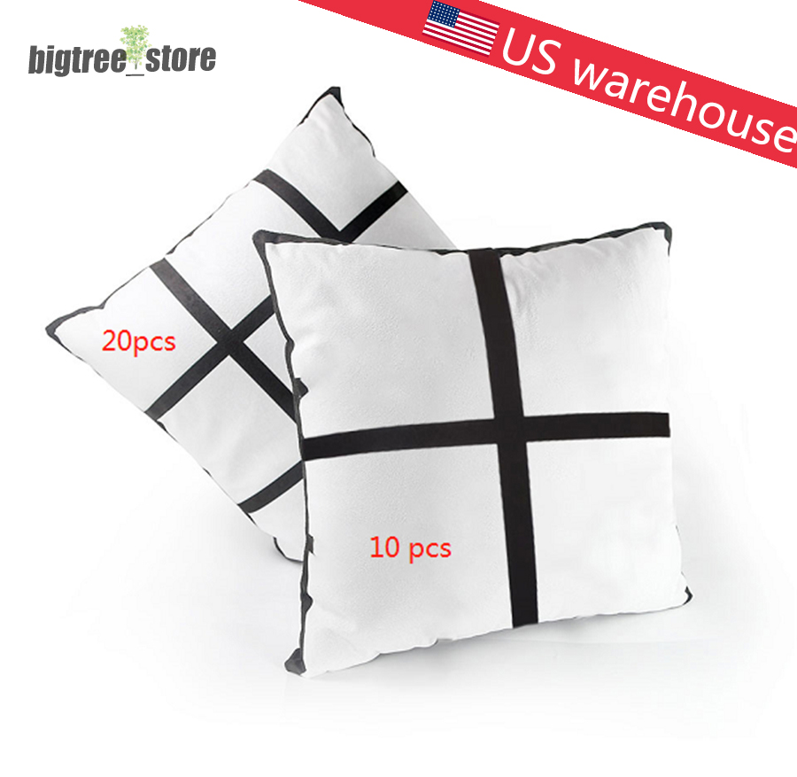 Blank sublimation pillows cases woven polyester heat transfer pillow cover cushion covers throw sofa pillowcases 17.7x17.7 inch US warehouse, Nine panels
Blank sublimation pillows cases woven polyester heat transfer pillow cover cushion covers throw sofa pillowcases 17.7x17.7 inch US warehouse, Nine panels
