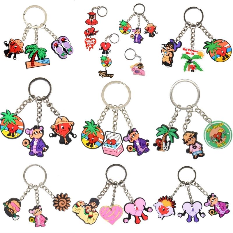 1pcs Selling Factory Bad Bunny Custom Logo Soft Plastic Eco Pvc Croc Charms Shoe Parts Accessories Keychain 18JDW
1pcs Selling Factory Bad Bunny Custom Logo Soft Plastic Eco Pvc Croc Charms Shoe Parts Accessories Keychain 18JDW