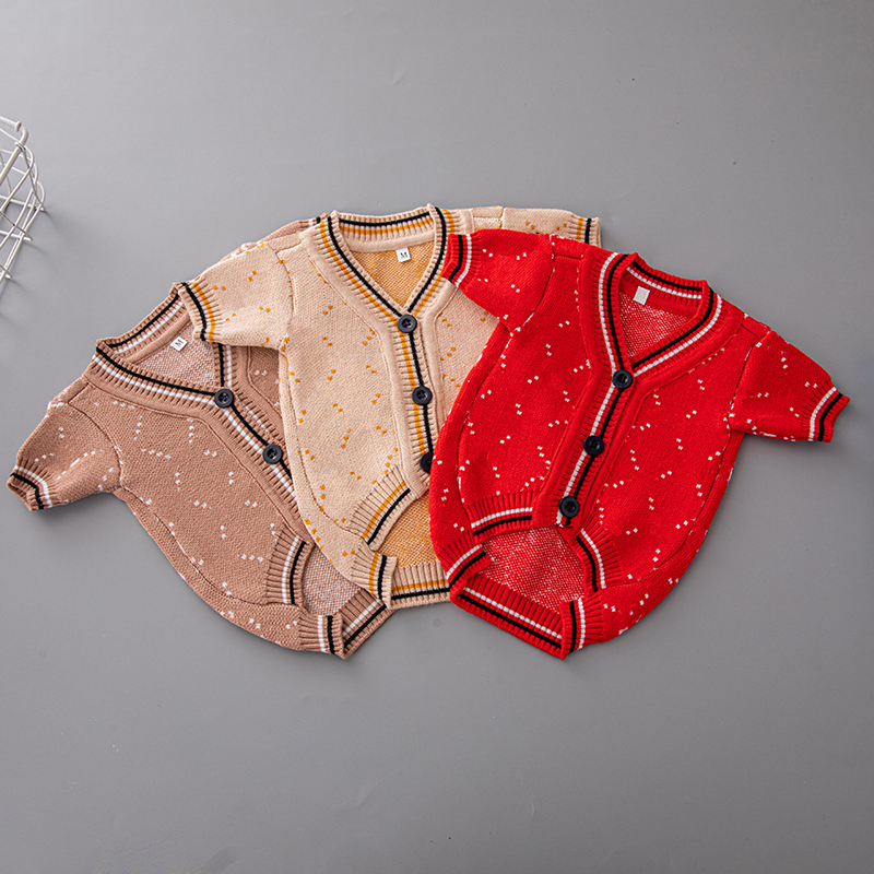 Fashion V Neck Pets Cardigan Coat Dog Apparel High Elasticity Pet Sweaters Winter Fall Knit Jacket Letters Jacquard Teddy Sweater, As pic
Fashion V Neck Pets Cardigan Coat Dog Apparel High Elasticity Pet Sweaters Winter Fall Knit Jacket Letters Jacquard Teddy Sweater, As pic