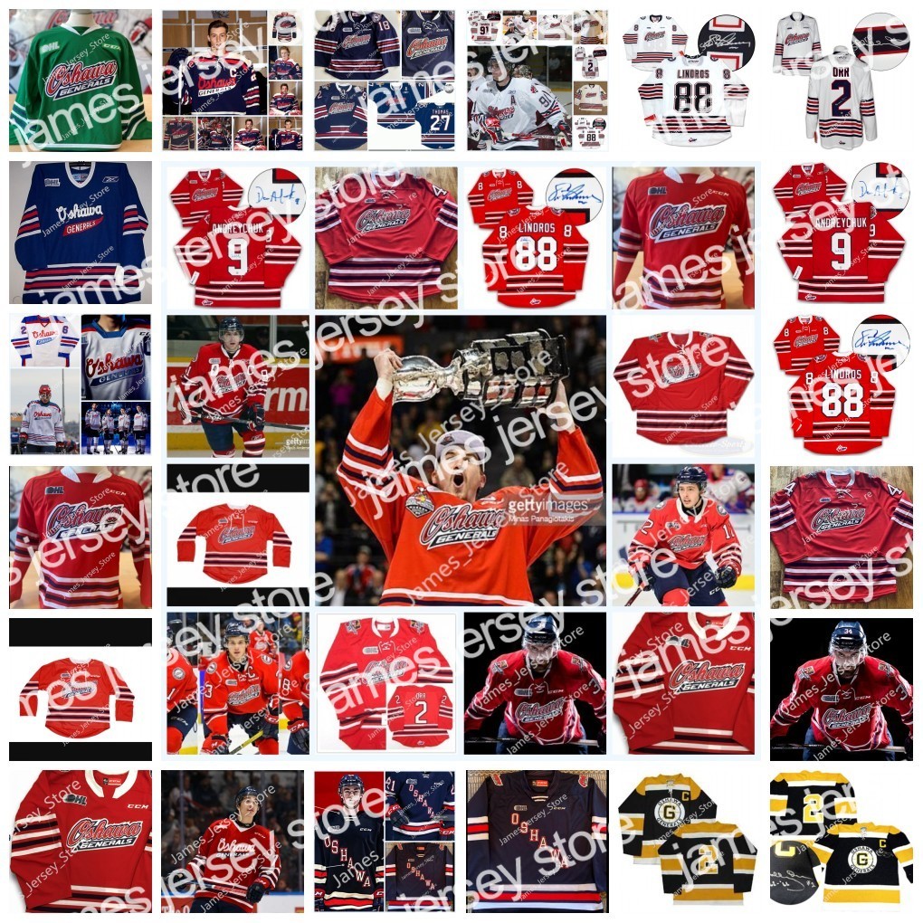 22 Custom OHL Oshawa Generals Stitched Hockey Jersey 91 John Tavares 9 Bruce Melanson 9 Dave Andreychuk 18 David Bauer 10 Alex Delvecchio 27
22 Custom OHL Oshawa Generals Stitched Hockey Jersey 91 John Tavares 9 Bruce Melanson 9 Dave Andreychuk 18 David Bauer 10 Alex Delvecchio 27