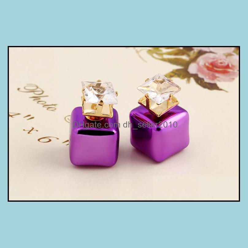 Stud Earings For Woman Fashion Bright Beads Earrings Charm Ball Earring Jewelry Women Studs Drop Delivery 2021 Dhseller2010 Dhfjz