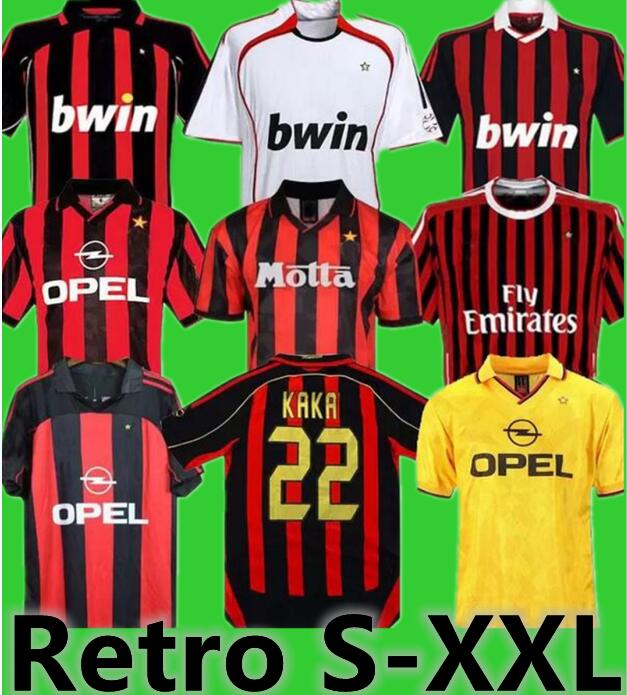 Retro Soccer Jersey 1990 2000 2006 2007 2009 2010 2012 2014 MILAN football shirt Gullit 1988 96 97 Van Basten KAKA Inzaghi BECKHAM RONALDINHO Vintage Classics jerseys, 15
Retro Soccer Jersey 1990 2000 2006 2007 2009 2010 2012 2014 MILAN football shirt Gullit 1988 96 97 Van Basten KAKA Inzaghi BECKHAM RONALDINHO Vintage Classics jerseys, 15