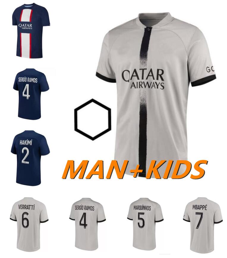 22 23 PSGs SERGIO RAMOS WIJNALDUM HAKIMI soccer jerseys MBAPPE Maillots de football shirt 2022 2023 MARQUINHOS VERRATTI ICARDI GANA uniform enfants maillot foot 814, Kids size
22 23 PSGs SERGIO RAMOS WIJNALDUM HAKIMI soccer jerseys MBAPPE Maillots de football shirt 2022 2023 MARQUINHOS VERRATTI ICARDI GANA uniform enfants maillot foot 814, Kids size