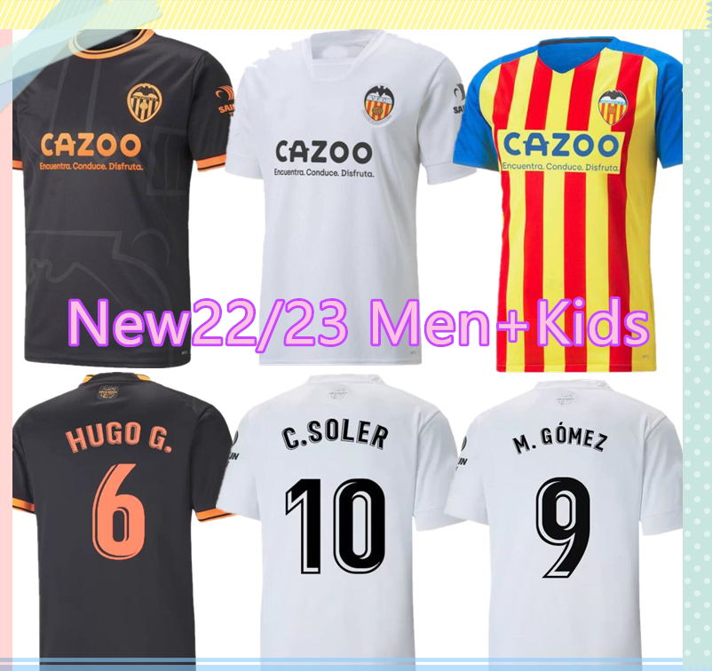 22 23 valencia soccer jerseys GUEDES GAMEIRO Florenzi camisetas de futbol RODRIGO Gaya M.Gomez football shirts 2022 2023 C.SOLER Cheryshev home AWAY men kids kit, Black
22 23 valencia soccer jerseys GUEDES GAMEIRO Florenzi camisetas de futbol RODRIGO Gaya M.Gomez football shirts 2022 2023 C.SOLER Cheryshev home AWAY men kids kit, Black