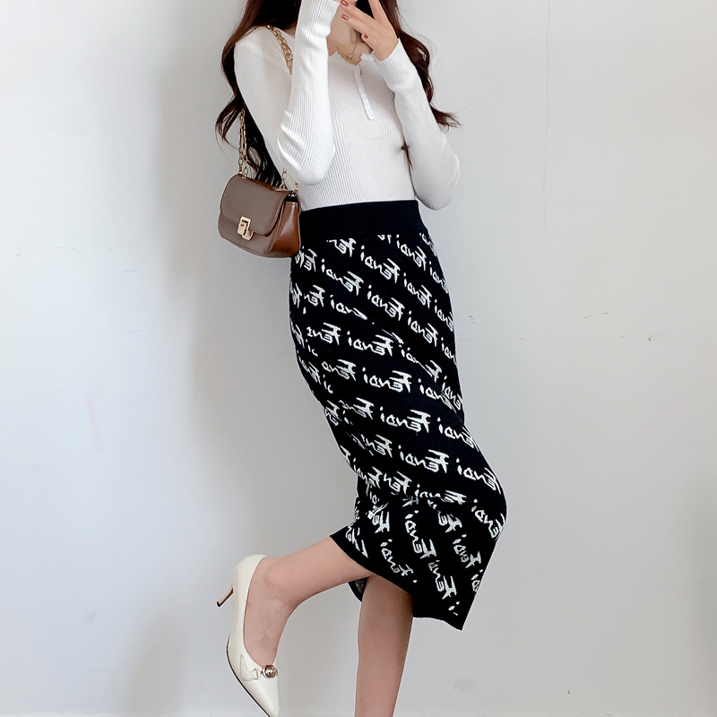 Womens Sweaters Dress Full Letters relief Knitted Hoodies Dresses Sets For Women Designer Long Skirts Charm Ladies Slim Sexy Dress skirt Frocks Club Clothing, Black
Womens Sweaters Dress Full Letters relief Knitted Hoodies Dresses Sets For Women Designer Long Skirts Charm Ladies Slim Sexy Dress skirt Frocks Club Clothing, Black