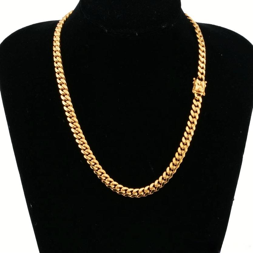 8mm 10mm 12mm 14mm 16mm Necklace Miami Cuban Link Chains Stainless Steel Mens 14K Gold Chain High Polished Punk Curb good quality9278J
8mm 10mm 12mm 14mm 16mm Necklace Miami Cuban Link Chains Stainless Steel Mens 14K Gold Chain High Polished Punk Curb good quality9278J