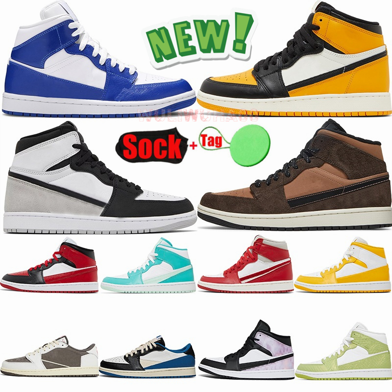 Mid 1 1s Basketball Shoes Low Reverse Mocha Yellow Toe Dark Chocolate University Gold Zen Master Green Bred Patent Stage Haze Mens Womens Sneakers Trainers, 18
Mid 1 1s Basketball Shoes Low Reverse Mocha Yellow Toe Dark Chocolate University Gold Zen Master Green Bred Patent Stage Haze Mens Womens Sneakers Trainers, 18
