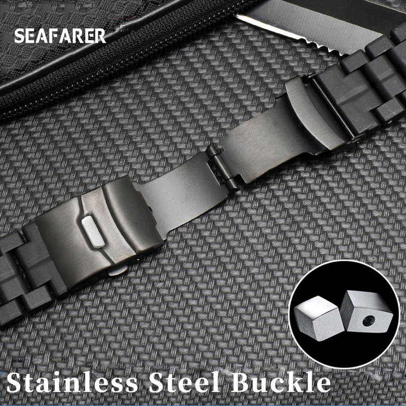 23MM Plastic Fiber Strap Waterproof Strap For Luminox Men's Military Watch 3051 3160 3080 6402 Sports Waterproof Strap 220819