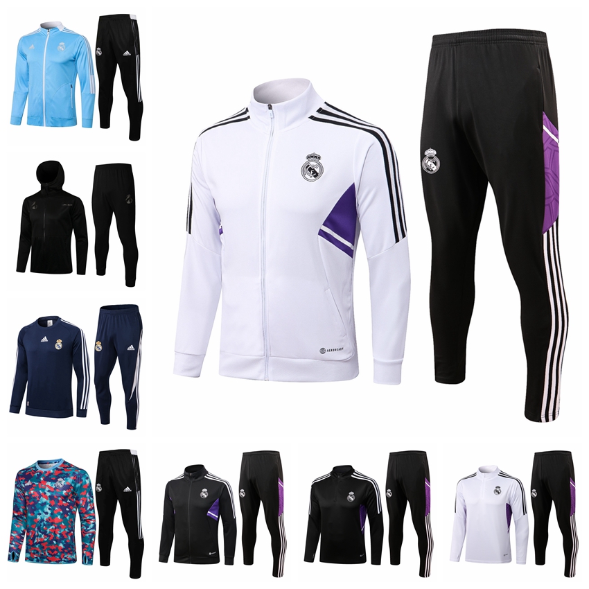 22/23 New Real Madrides Falf Long Zipper Jacket Vest Tracksuits Training Suit Jogging Set Football Soccer Jerseys Kit Chandal Survetement Maillots De Foot UC06
22/23 New Real Madrides Falf Long Zipper Jacket Vest Tracksuits Training Suit Jogging Set Football Soccer Jerseys Kit Chandal Survetement Maillots De Foot UC06