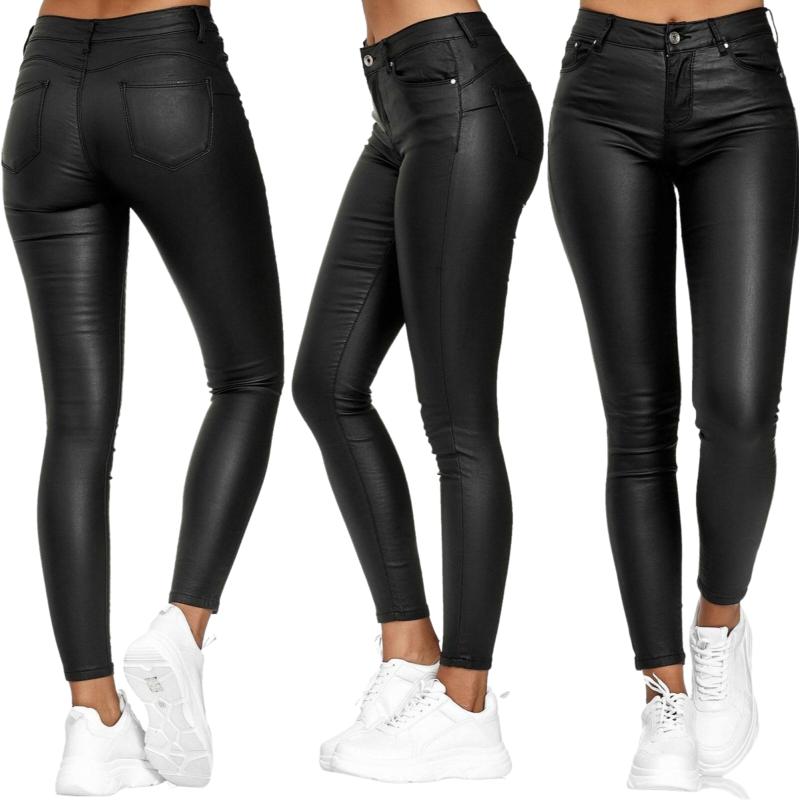 Women' Pants & Capris Autumn PU Leather Women High Waist Skinny Push Up Leggings Elastic Trousers Plus Size Spandex Jeggings BlackWomen, Black
Women' Pants & Capris Autumn PU Leather Women High Waist Skinny Push Up Leggings Elastic Trousers Plus Size Spandex Jeggings BlackWomen, Black