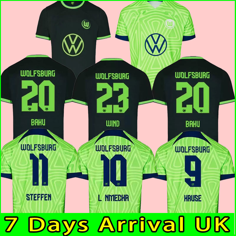 22 23 Wolfsburg soccer jersey 2022 Home GINCZEK STEFFEN shirts Away ROUSSILLON MEHMEDI MBABU BROOKS ARNOLD WEGHORST football uniform
22 23 Wolfsburg soccer jersey 2022 Home GINCZEK STEFFEN shirts Away ROUSSILLON MEHMEDI MBABU BROOKS ARNOLD WEGHORST football uniform