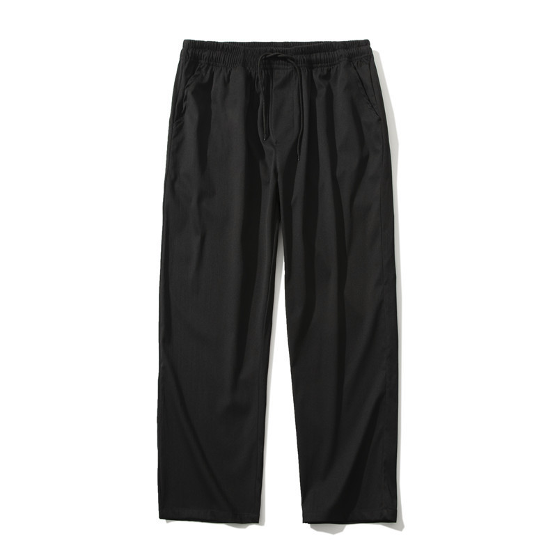 Men Casual Pants Loose Straight Wide Leg Pants Men Retro Streetwear Skateboard Neutral Trousers Fashion Solid Color Pants 220819