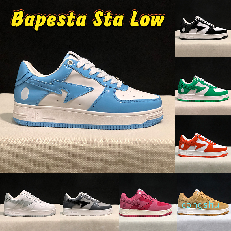 Bapesta Sta Low shoes Apes men women Nigo casual shoes Patent Leather Black blue white Paint beige, 01 patent leather blue white
Bapesta Sta Low shoes Apes men women Nigo casual shoes Patent Leather Black blue white Paint beige, 01 patent leather blue white
