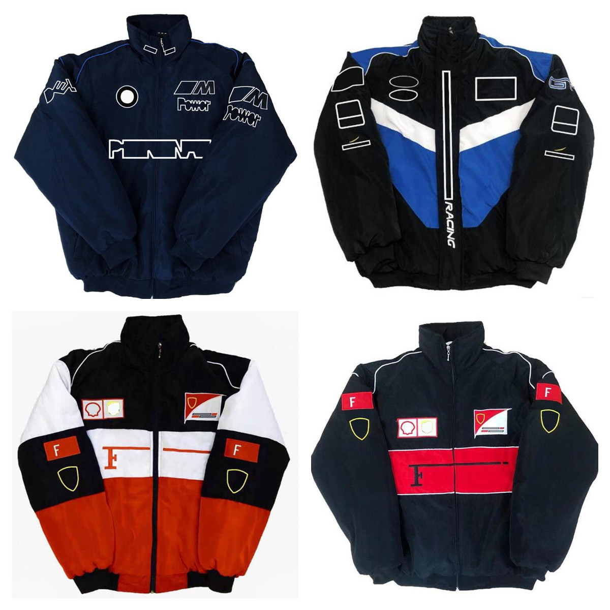 F1 formula one racing overalls new full-embroidered LOGO autumn and winter warm cotton clothing
F1 formula one racing overalls new full-embroidered LOGO autumn and winter warm cotton clothing
