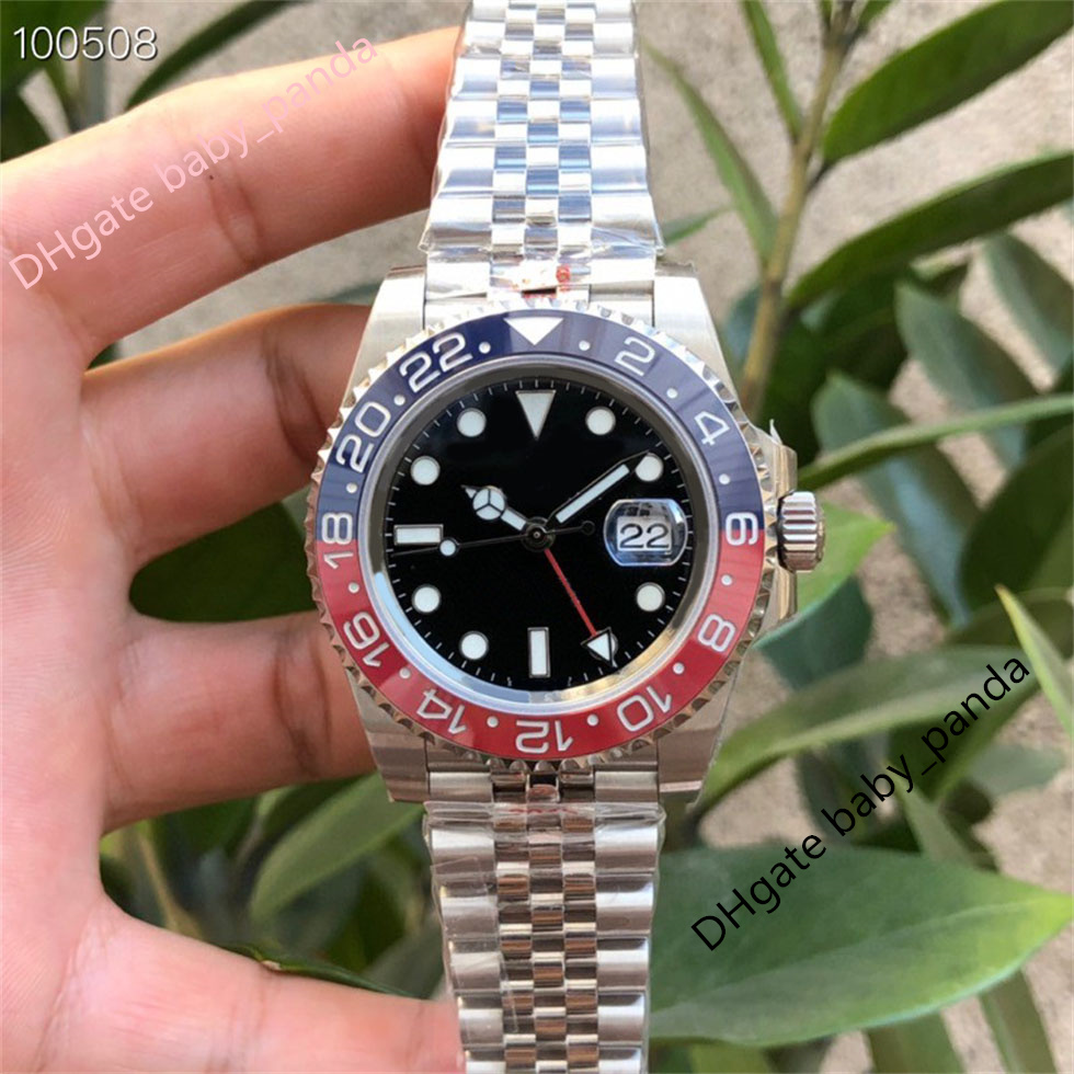 Hot selling men's watches automatic watch 40mm 2813 movement GMT 904L ceramic sapphire luminous waterproof watch
Hot selling men's watches automatic watch 40mm 2813 movement GMT 904L ceramic sapphire luminous waterproof watch