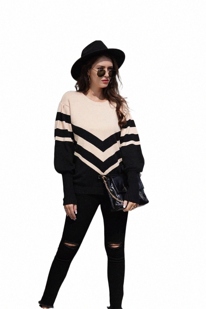 women' Sweaters H80&S90 Autumn Winter Wonen Sweater Fashion Striped O-Neck Shirt Patchwork Loose Long Sleeve Pullover Female Tops L5wh#, Beige
women' Sweaters H80&S90 Autumn Winter Wonen Sweater Fashion Striped O-Neck Shirt Patchwork Loose Long Sleeve Pullover Female Tops L5wh#, Beige