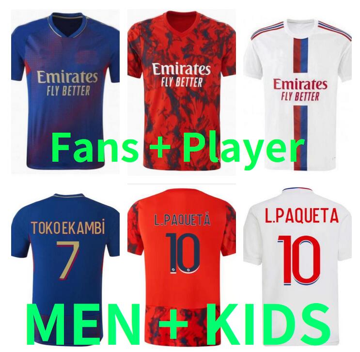 22/23 Lyon player Fans version soccer jerseys 2022 2023 Lyonnais Jersey Maillot de foot OL football shirts TOLISSO Kadewere TETE TRAORE L.PAQUETA AOUAR men kids kits, Kids size
22/23 Lyon player Fans version soccer jerseys 2022 2023 Lyonnais Jersey Maillot de foot OL football shirts TOLISSO Kadewere TETE TRAORE L.PAQUETA AOUAR men kids kits, Kids size
