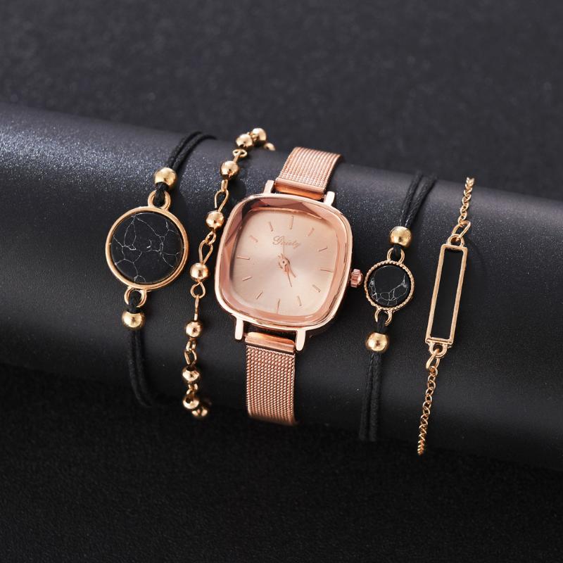 Wristwatches Bracelet Watch For Women Fashion 5pcs Set Watches Luxury Magnet Ladies Quartz Wrist Reloj MujerWristwatches, Rose white set
Wristwatches Bracelet Watch For Women Fashion 5pcs Set Watches Luxury Magnet Ladies Quartz Wrist Reloj MujerWristwatches, Rose white set