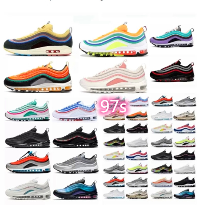Air 2022 Max Newest 97 Og Tripel White Metallic Gold Silver Bullet Best Quality 3m Premium air airmaxs 97s Running Shoes Men Women Sneakers With Gift, Select shoe size
Air 2022 Max Newest 97 Og Tripel White Metallic Gold Silver Bullet Best Quality 3m Premium air airmaxs 97s Running Shoes Men Women Sneakers With Gift, Select shoe size