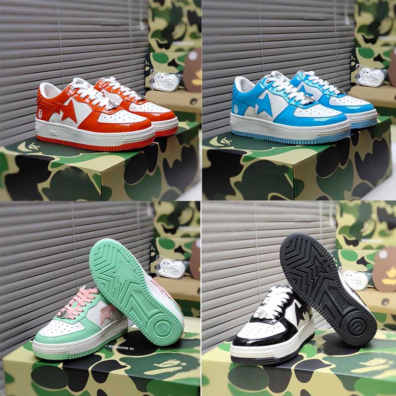 Shoes Luxury low-top women's ABC camo stars flat bottom reflective soft soles SK8A BAPESTA white green red black yellow men's sneakers, #1
Shoes Luxury low-top women's ABC camo stars flat bottom reflective soft soles SK8A BAPESTA white green red black yellow men's sneakers, #1
